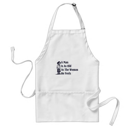 Old Women Adult Apron
