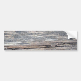 old wood background: create your own,  your text bumper sticker
