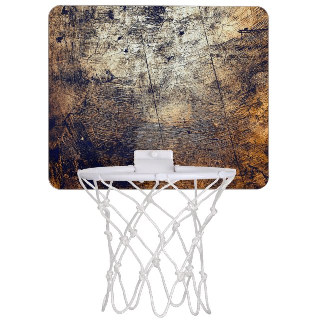 Old Wood Basketball Hoop (Front)