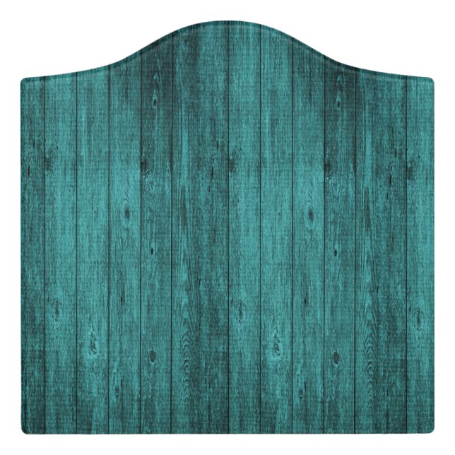 old wood door sign (Large Crest Front)