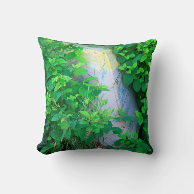 old wood dory pillow (Front)