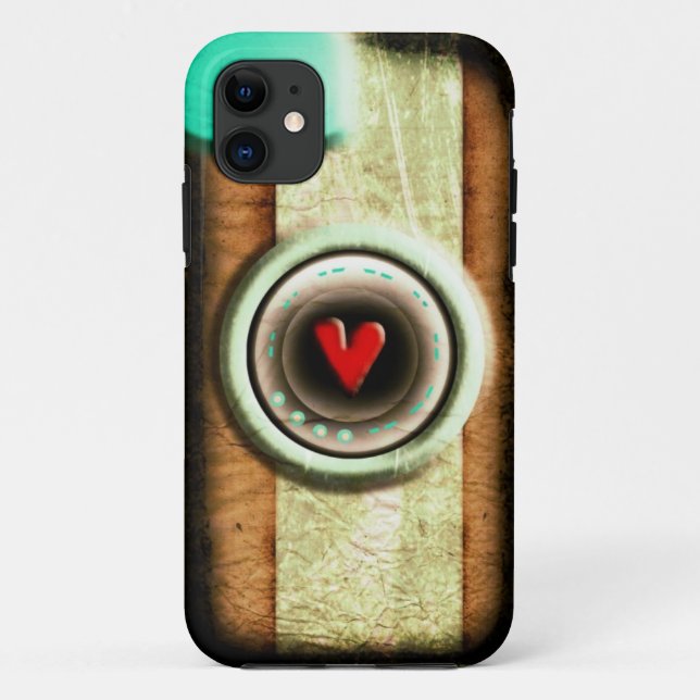 Old Wood effect Camera iPhone 5/ iPhone 5S Case (Back)