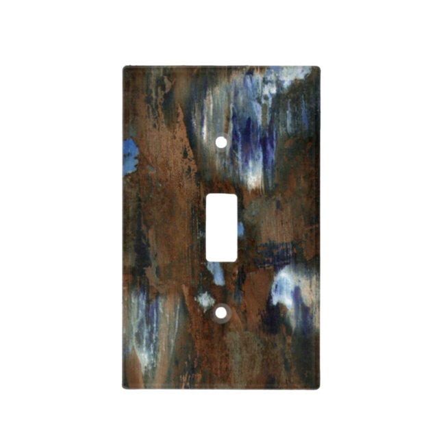 Old Wood grunge texture Light Switch Cover (Front)