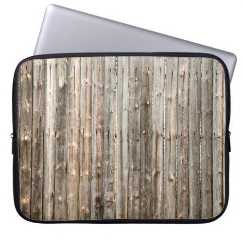 Old wood panel interior texturehome decor backgro laptop sleeve