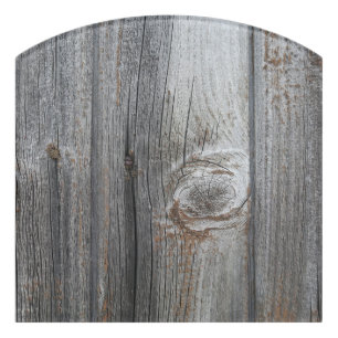 old wood pattern door sign
