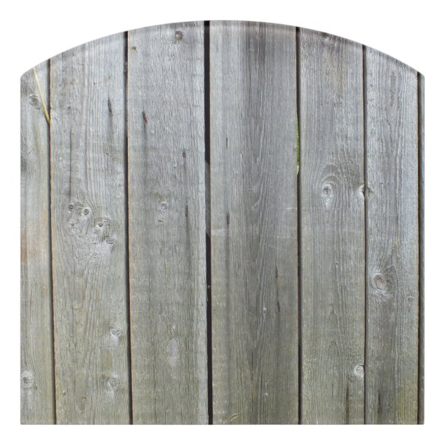 old wood pattern door sign (Contour Front)