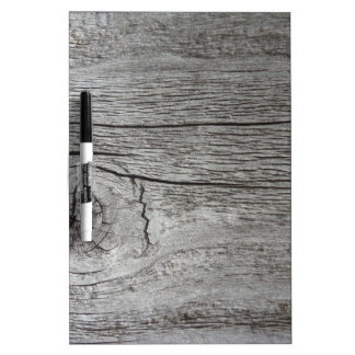 Old wood pattern dry erase board