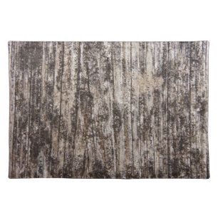 Old Wood Print Cloth Placemat