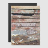 Old wood rustic boat wooden plank (Front/Back)