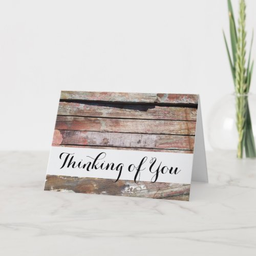 Old wood rustic boat wooden plank card