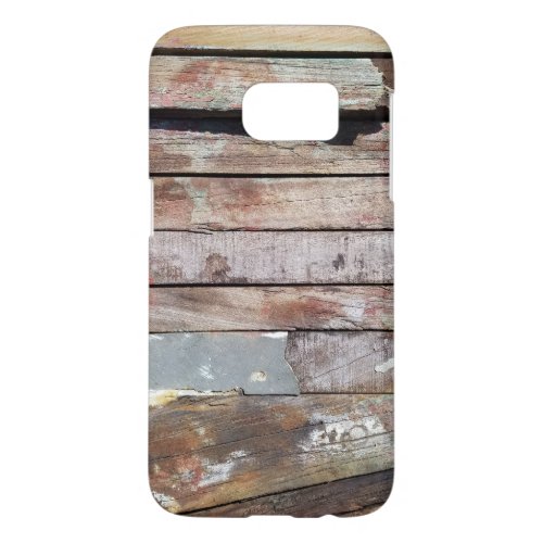 Old wood rustic boat wooden plank samsung galaxy s7 case