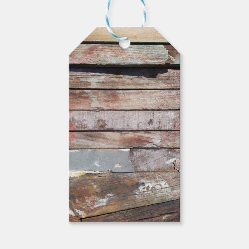 Old wood rustic boat wooden plank gift tags