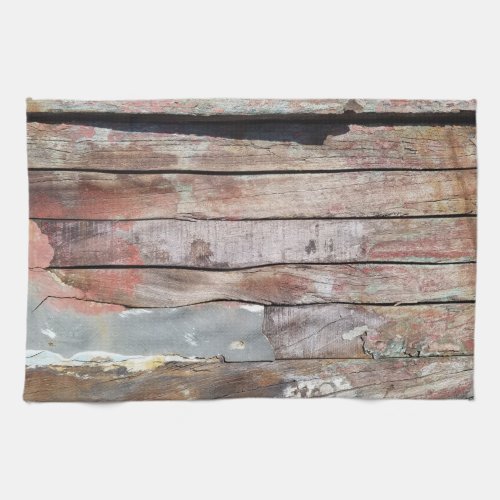 Old wood rustic boat wooden plank kitchen towel