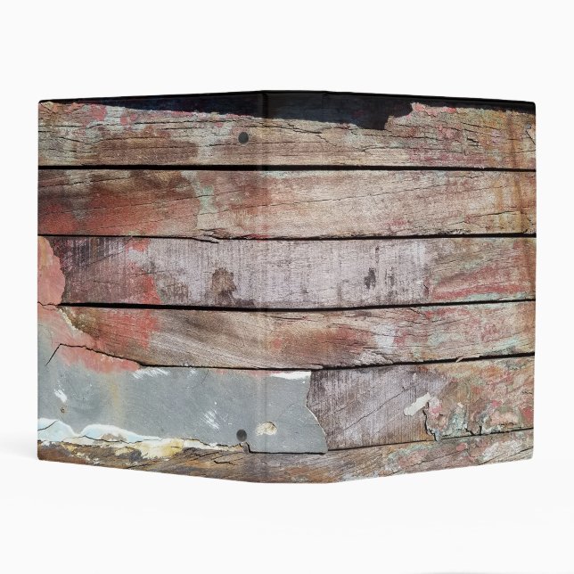 Old wood rustic boat wooden plank mini binder (Background)