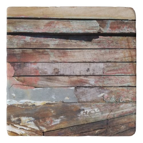 Old wood rustic boat wooden plank trivet