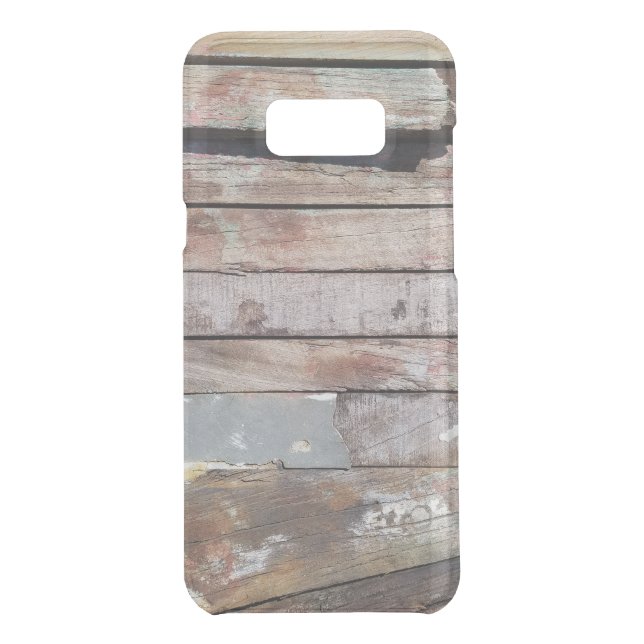 Old wood rustic boat wooden plank uncommon samsung galaxy case (Back)