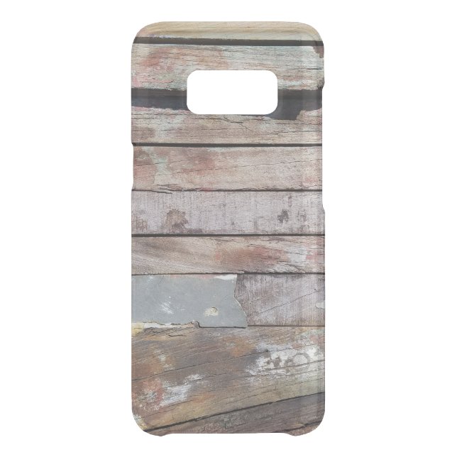Old wood rustic boat wooden plank uncommon samsung galaxy case (Back)