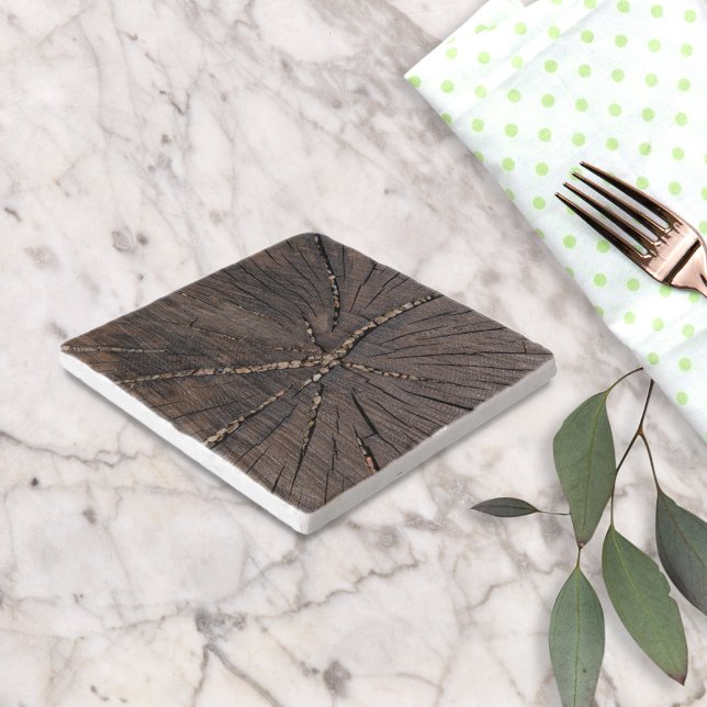 Old Wood Slice Tree Stump Trivet (Creator Uploaded)