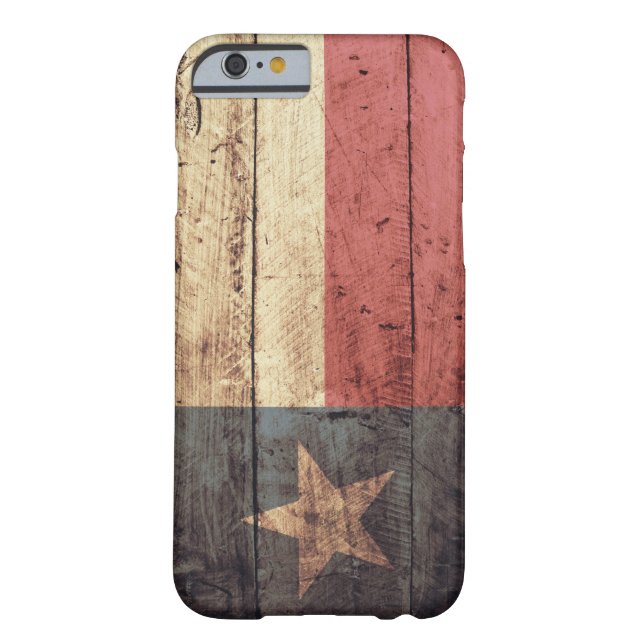 Old Wood Texas Flag iPhone 6 case (Back)