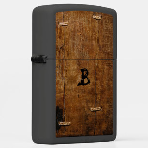"Old Wood" w/out your Initial(s) or Name Zippo Lighter