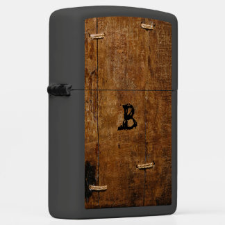 "Old Wood" w/out your Initial(s) or Name Zippo Lighter
