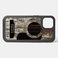 Old Wooden Acoustic Guitar