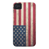 Old Wooden American Flag Case-Mate iPhone Case (Back)
