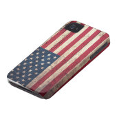Old Wooden American Flag Case-Mate iPhone Case (Bottom)