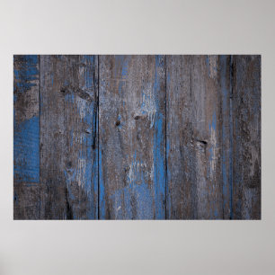 Old wooden background. Grunge textureabstract, anc Poster