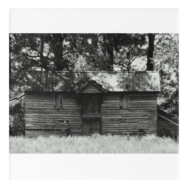 old wooden Barn Acrylic Wall Art (Front)