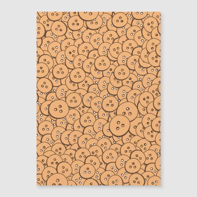 Old Wooden Buttons Pattern (Front)