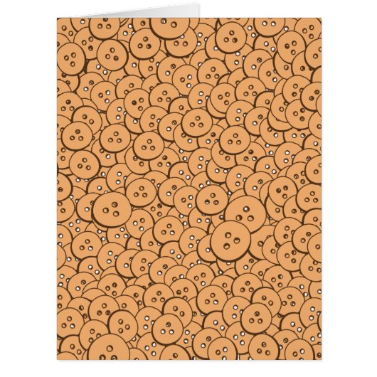 Old Wooden Buttons Pattern (Front)