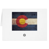 Old Wooden Colorado Flag (Back Horizontal)