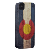 Old Wooden Colorado Flag Case-Mate iPhone Case (Back/Right)