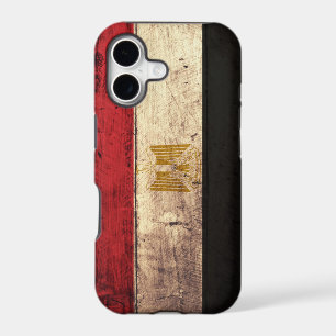 Old Wooden Egypt Flag iPhone 17 Case