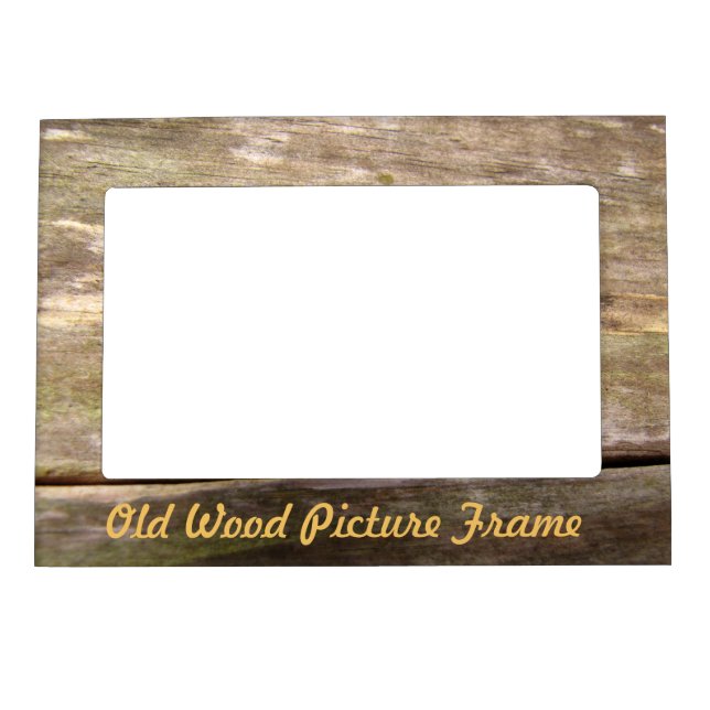 Old Wooden Image Picture Frame (Front)