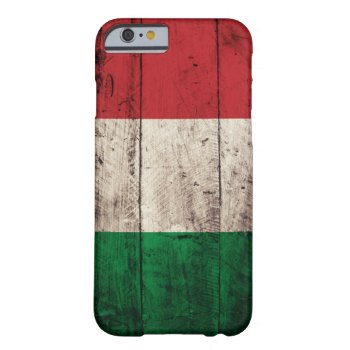 Old Wooden Italy Flag Barely There Iphone 6 Case by FlagWare at Zazzle