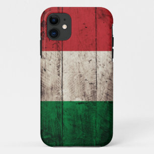 Old Wooden Italy Flag iPhone 11 Case