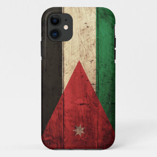 Old Wooden Jordan Flag iPhone 11 Case