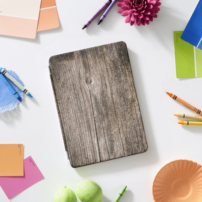 Old wooden planks iPad pro cover (Desk)