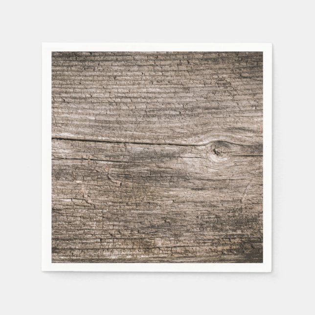 Old wooden planks napkins (Front)