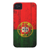 Old Wooden Portugal Flag Case-Mate iPhone Case (Back)