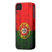 Old Wooden Portugal Flag Case-Mate iPhone Case (Back Left)