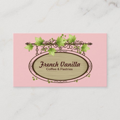 Old Wooden Sign Business Card