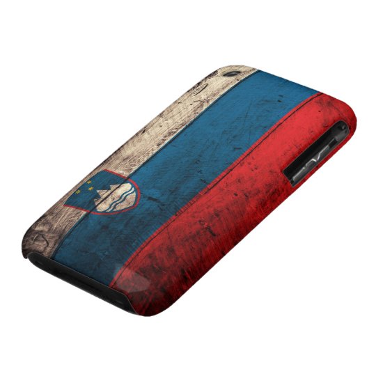 Old Wooden Slovenia Flag Case-Mate iPhone 3 Case