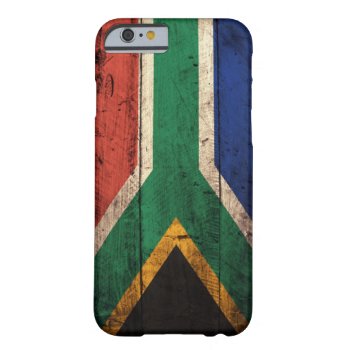 Old Wooden South Africa Flag Barely There Iphone 6 Case by FlagWare at Zazzle