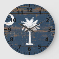 Old Wooden South Carolina State Flag