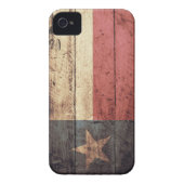 Old Wooden Texas Flag; Case-Mate iPhone Case (Back)