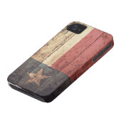 Old Wooden Texas Flag; Case-Mate iPhone Case (Bottom)