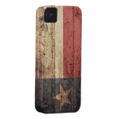 Old Wooden Texas Flag; Case-Mate iPhone Case (Back/Right)